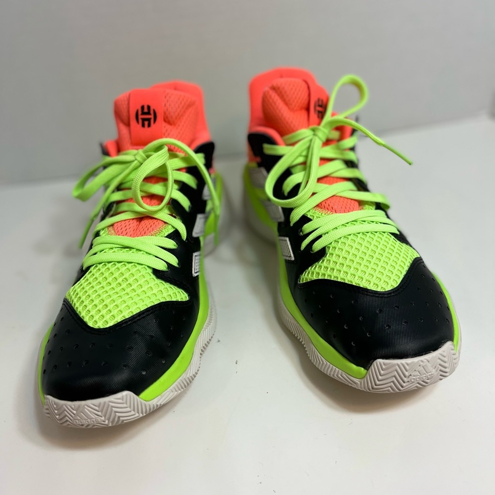 Adidas Harden Stepback Core Black Signal Coral Size 8.5